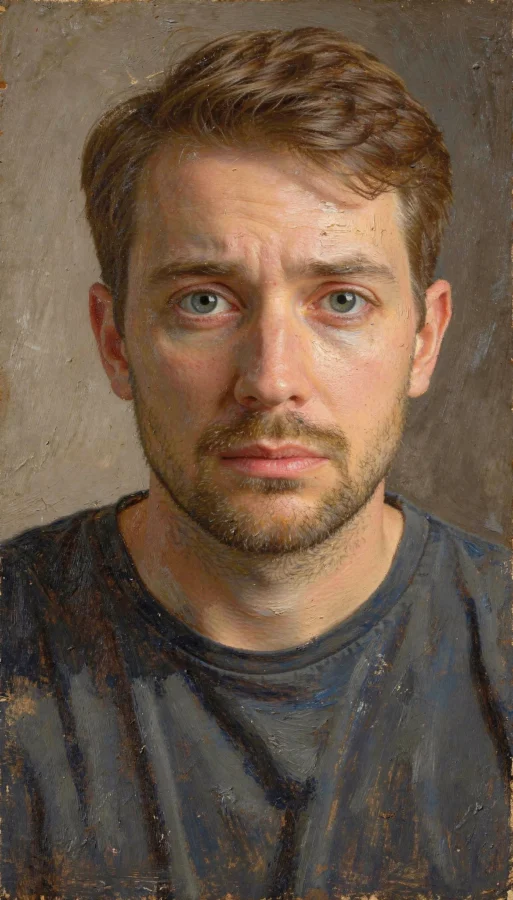 בחור בחרדה ומנסה להסתיר זאת